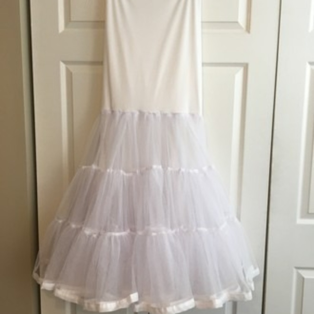 White Wedding Dress Fit & Flare Slip Petticoat
